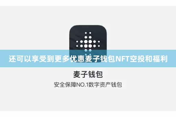 还可以享受到更多优惠麦子钱包NFT空投和福利